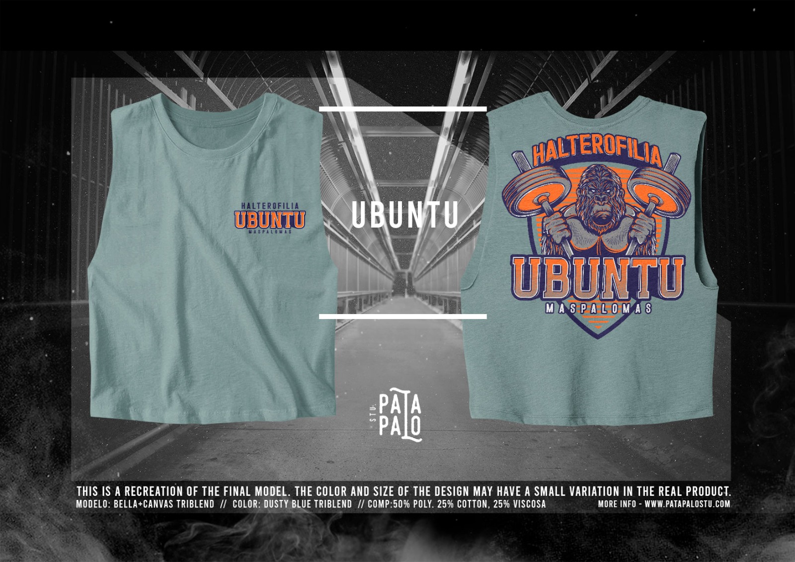 Camisa sin mangas croptop mujeres Verde